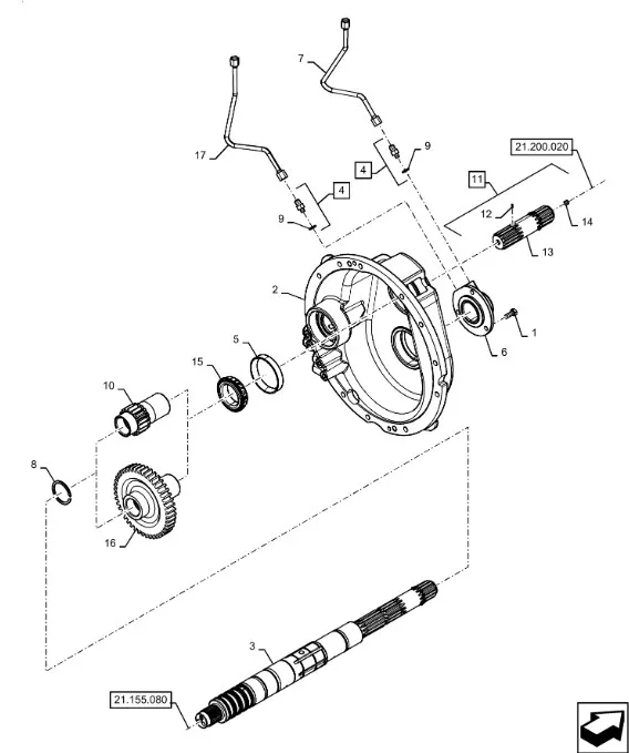 87425388 - Шестерня зубчатая